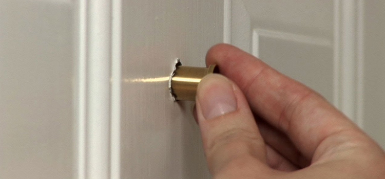 peephole door repair in Fremont